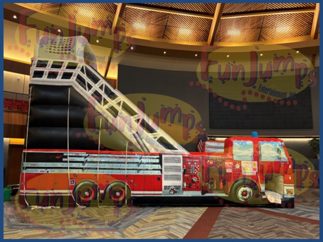 Premium Giant Fire Truck Slide - 1